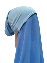 Load image into Gallery viewer, Instant Chiffon Hijab Scarf With Inner Cap One Piece for Ladies Girls Women - World of Shawls