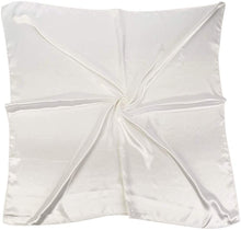 Load image into Gallery viewer, Satin Silk Square Large 90 cm X 90 cm Plain Nautical Head Neck Best Gift for Your Loved Ones Scarf Wrap - World of Shawls