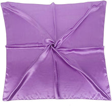 Load image into Gallery viewer, Satin Silk Square Large 90 cm X 90 cm Plain Nautical Head Neck Best Gift for Your Loved Ones Scarf Wrap - World of Shawls