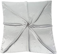 Load image into Gallery viewer, Satin Silk Square Large 90 cm X 90 cm Plain Nautical Head Neck Best Gift for Your Loved Ones Scarf Wrap - World of Shawls