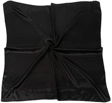 Load image into Gallery viewer, Satin Silk Square Large 90 cm X 90 cm Plain Nautical Head Neck Best Gift for Your Loved Ones Scarf Wrap - World of Shawls