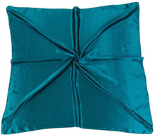 Load image into Gallery viewer, Satin Silk Square Large 90 cm X 90 cm Plain Nautical Head Neck Best Gift for Your Loved Ones Scarf Wrap - World of Shawls
