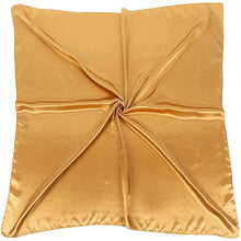 Load image into Gallery viewer, Satin Silk Square Large 90 cm X 90 cm Plain Nautical Head Neck Best Gift for Your Loved Ones Scarf Wrap - World of Shawls
