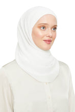 Load image into Gallery viewer, World of Shawls Ready To Go Instant Hijab for Ladies Girls Women Premium Quality Chiffon Scarf Scarf With Attached Jersey Under Ninja Cap - World of Shawls