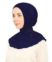Load image into Gallery viewer, Ready To Go Instant Hijab for Ladies Girls Women With Tie Back Buttons Premium Quality Jersey Scarf - World of Shawls