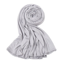 Load image into Gallery viewer, Ladies Girls Hijab Jersey Scarf Wrap Stole Warm Soft Stretchy - World of Shawls