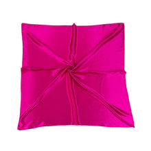 Load image into Gallery viewer, Satin Silk Square Large 90 cm X 90 cm Plain Nautical Head Neck Best Gift for Your Loved Ones Scarf Wrap - World of Shawls