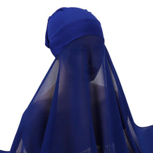 Load image into Gallery viewer, Instant Chiffon Hijab Scarf With Inner Cap One Piece for Ladies Girls Women - World of Shawls