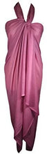 Load image into Gallery viewer, World of Shawls Plain Sarong, Coverup, Scarf, Big Size 110cm x 200cm - World of Scarfs