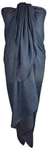 Load image into Gallery viewer, World of Shawls Plain Sarong, Coverup, Scarf, Big Size 110cm x 200cm - World of Scarfs