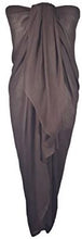 Load image into Gallery viewer, World of Shawls Plain Sarong, Coverup, Scarf, Big Size 110cm x 200cm - World of Scarfs