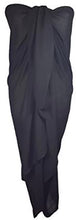 Load image into Gallery viewer, World of Shawls Plain Sarong, Coverup, Scarf, Big Size 110cm x 200cm - World of Scarfs