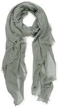 Load image into Gallery viewer, World of Shawls Chic Ladies Cotton Blend Crinkle Distressed Effect Scarf with Fringed Edges - World of Scarfs