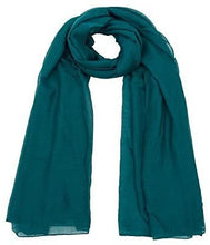 Load image into Gallery viewer, World Of Shawls Big Size Maxi Plain Scarf Hijab Sarong Shawl Wrap Cape 100% Soft Viscose - World of Scarfs