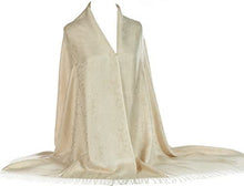 Load image into Gallery viewer, World of Shawls Jacquard Paisley Design Soft Pashmina Feel Scarf Stole Wrap Luxurious and Warm - World of Scarfs