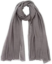 Load image into Gallery viewer, World Of Shawls Big Size Maxi Plain Scarf Hijab Sarong Shawl Wrap Cape 100% Soft Viscose - World of Scarfs