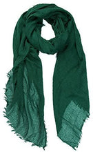 Load image into Gallery viewer, World of Shawls Chic Ladies Cotton Blend Crinkle Distressed Effect Scarf with Fringed Edges - World of Scarfs
