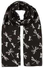 Load image into Gallery viewer, World of Shawls Glitter Dragonfly Large Scarf For Ladies Womens Shawl Scarf Wrap Soft Scarves - World of Scarfs