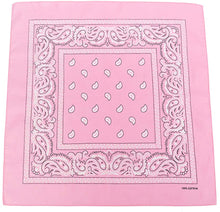 Load image into Gallery viewer, World of Shawls Cotton Paisley Bandanas Headband Scarf Print, Fashion Hair Accessory, Sports, Multifunctional - World of Scarfs