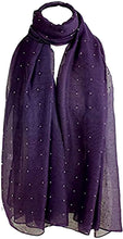 Load image into Gallery viewer, UK SELLER Beautiful Stone Studded Large Oversized Maxi Soft Shawl Scarf Hijab Sarong Wrap - World of Scarfs