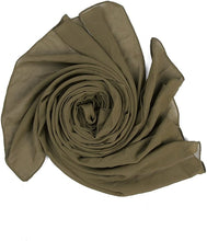 Load image into Gallery viewer, World of Shawls Elegant Chiffon Scarf Wrap Wedding Bridal Party Occasion Prom - 28 Colours - World of Scarfs