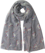 Load image into Gallery viewer, World of Shawls Unicorn Animal Print Women's Scarf Oversized - World of Scarfs
