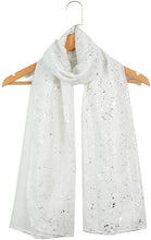 Load image into Gallery viewer, World of Shawls Evening Wrap Stole Shawl For Wedding, Bridesmaid, Parties, Prom Scarf - World of Scarfs