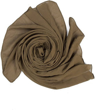 Load image into Gallery viewer, World of Shawls Elegant Chiffon Scarf Wrap Wedding Bridal Party Occasion Prom - 28 Colours - World of Scarfs