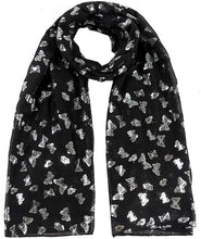 Load image into Gallery viewer, World of Shawls New Butterfly Print Ladies Celebrity Style Scarves Maxi, Scarf, Wrap, Sarong, shawls - World of Scarfs