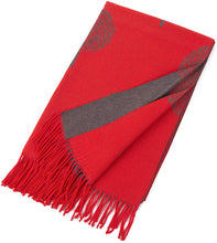 Load image into Gallery viewer, World of Shawls WINTER WARMER Reversible Thick Long Mulberry Tree Print Fashion Scarf Blanket Wrap - World of Scarfs