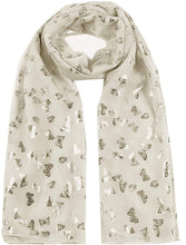 Load image into Gallery viewer, World of Shawls New Butterfly Print Ladies Celebrity Style Scarves Maxi, Scarf, Wrap, Sarong, shawls - World of Scarfs