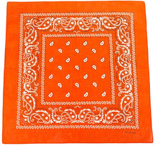 Load image into Gallery viewer, World of Shawls Cotton Paisley Bandanas Headband Scarf Print, Fashion Hair Accessory, Sports, Multifunctional - World of Scarfs