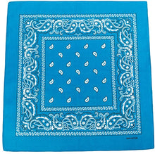 Load image into Gallery viewer, World of Shawls Cotton Paisley Bandanas Headband Scarf Print, Fashion Hair Accessory, Sports, Multifunctional - World of Scarfs