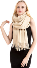 Load image into Gallery viewer, Exclusive Winter Shawl Scarf Wrap 100% Virgin Wool Cashmere Feel for Women Men Unisex 18 Colours NEW - World of Scarfs