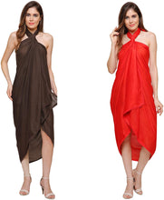 Load image into Gallery viewer, Christmas Bonanza Pack of 2 Scarves Wrap Shawl Scarf for Women Ladies - World of Scarfs