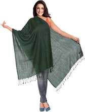 Load image into Gallery viewer, World of Shawls Luxurious Kashmiri 100% Fine Wool Pashmina Shawl Wrap Scarf - World of Scarfs