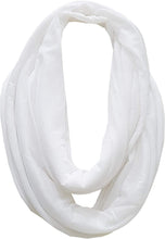 Load image into Gallery viewer, Wrap & Go Trendy Unisex Ladies Women's Men's Jersey Cotton Solid Infinity Circle Tube Loop Snood Scarf by World of Shawls - World of Scarfs