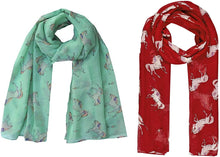 Load image into Gallery viewer, Christmas Bonanza Pack of 2 Scarves Wrap Shawl Scarf for Women Ladies - World of Scarfs