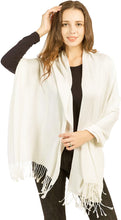 Load image into Gallery viewer, World of Shawls Ultra Smooth Cashmere Feel Soft Pashmina Style Wrap Scarf - World of Scarfs