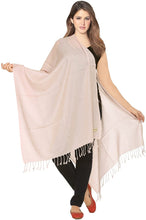Load image into Gallery viewer, World of Shawls Luxurious Kashmiri 100% Fine Wool Pashmina Shawl Wrap Scarf - World of Scarfs