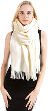 Load image into Gallery viewer, Exclusive Winter Shawl Scarf Wrap 100% Virgin Wool Cashmere Feel for Women Men Unisex 18 Colours NEW - World of Scarfs