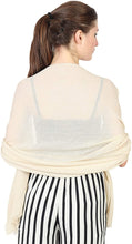 Load image into Gallery viewer, World of Shawls Evening Wrap Stole Shawl For Wedding, Bridesmaid, Parties, Prom Scarf - World of Scarfs