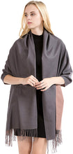 Load image into Gallery viewer, Soft Scarf Womens Ladies Unisex Reversible Two Sided Shawl Wrap Blanket Cashmere Feel 11 Colours WINTER SPECIAL by World of Shawls - World of Scarfs