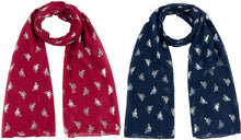 Load image into Gallery viewer, Christmas Bonanza Pack of 2 Scarves Wrap Shawl Scarf for Women Ladies - World of Scarfs