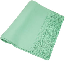 Load image into Gallery viewer, World of Shawls Winter Cashmere Feel Scarf Wrap Blanket Shawl Warm Soft Cozy - World of Scarfs