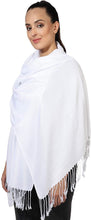 Load image into Gallery viewer, Pashmina Style All Seasons Handcrafted Wrap Shawl Stole Scarf by World of Shawls - World of Scarfs