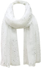 Load image into Gallery viewer, World of Shawls Sparkle Splash Effect Scarf Shawl Wrap for Casual Formal Wedding Prom Party Evening Day Wear - World of Scarfs