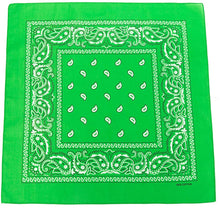Load image into Gallery viewer, World of Shawls Cotton Paisley Bandanas Headband Scarf Print, Fashion Hair Accessory, Sports, Multifunctional - World of Scarfs