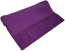 Load image into Gallery viewer, World of Shawls Winter Cashmere Feel Scarf Wrap Blanket Shawl Warm Soft Cozy - World of Scarfs