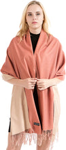Load image into Gallery viewer, Soft Scarf Womens Ladies Unisex Reversible Two Sided Shawl Wrap Blanket Cashmere Feel 11 Colours WINTER SPECIAL by World of Shawls - World of Scarfs